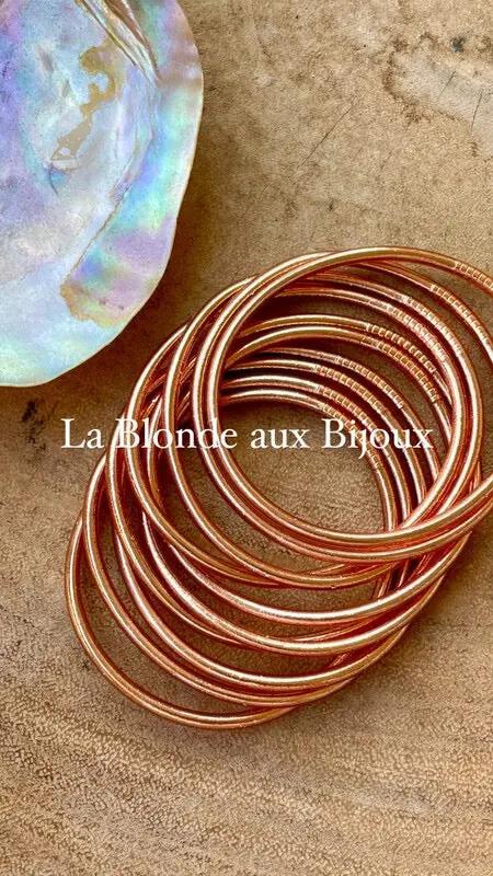 JONC FIN BOUDDHISTE AVEC MANTRA BeachLife Concept