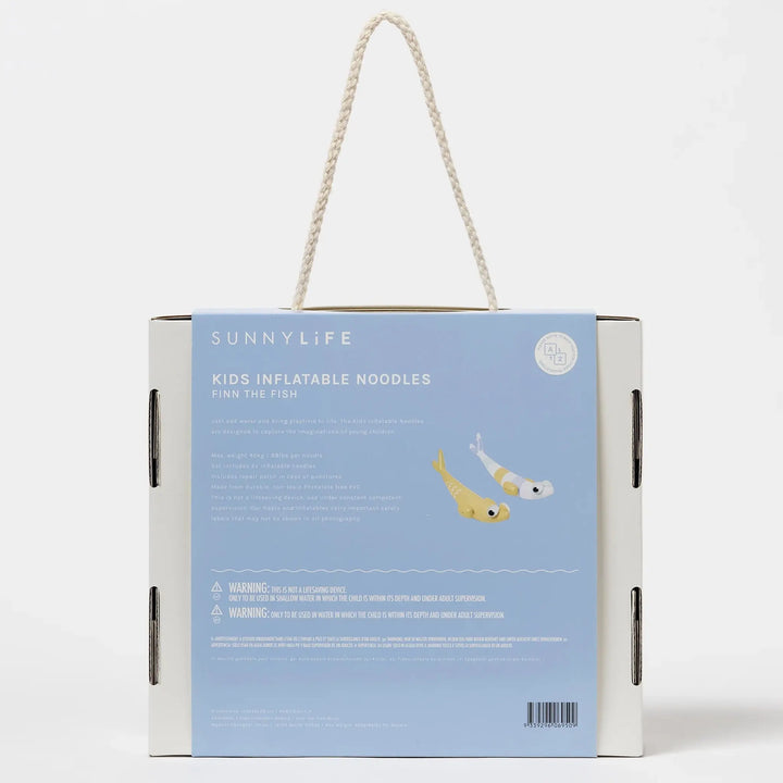 KIDS INFLATABLE NOODLE FINN THE FISH MULTI - BeachLife Concept