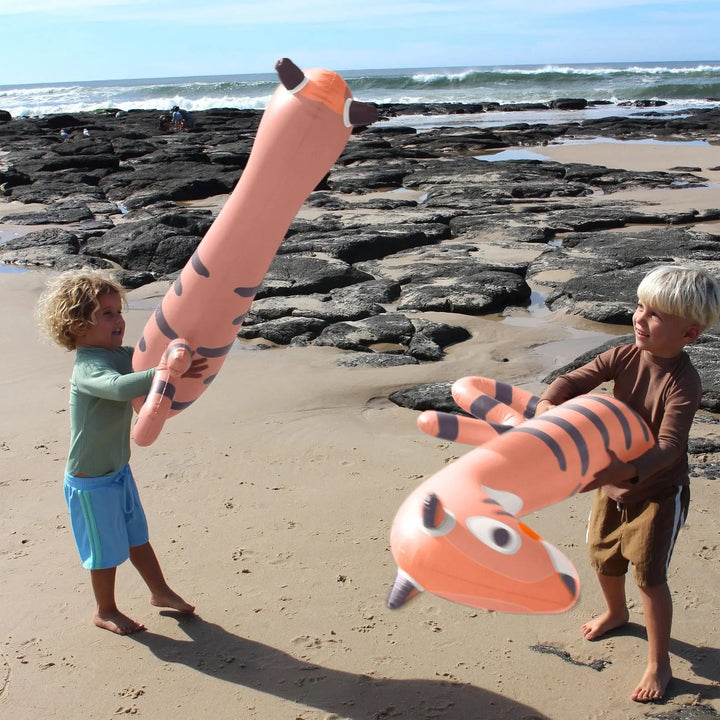 KIDS INFLATABLE NOODLE TINO THE TIGER CLAY SET OF 2 SUNNYLIFE