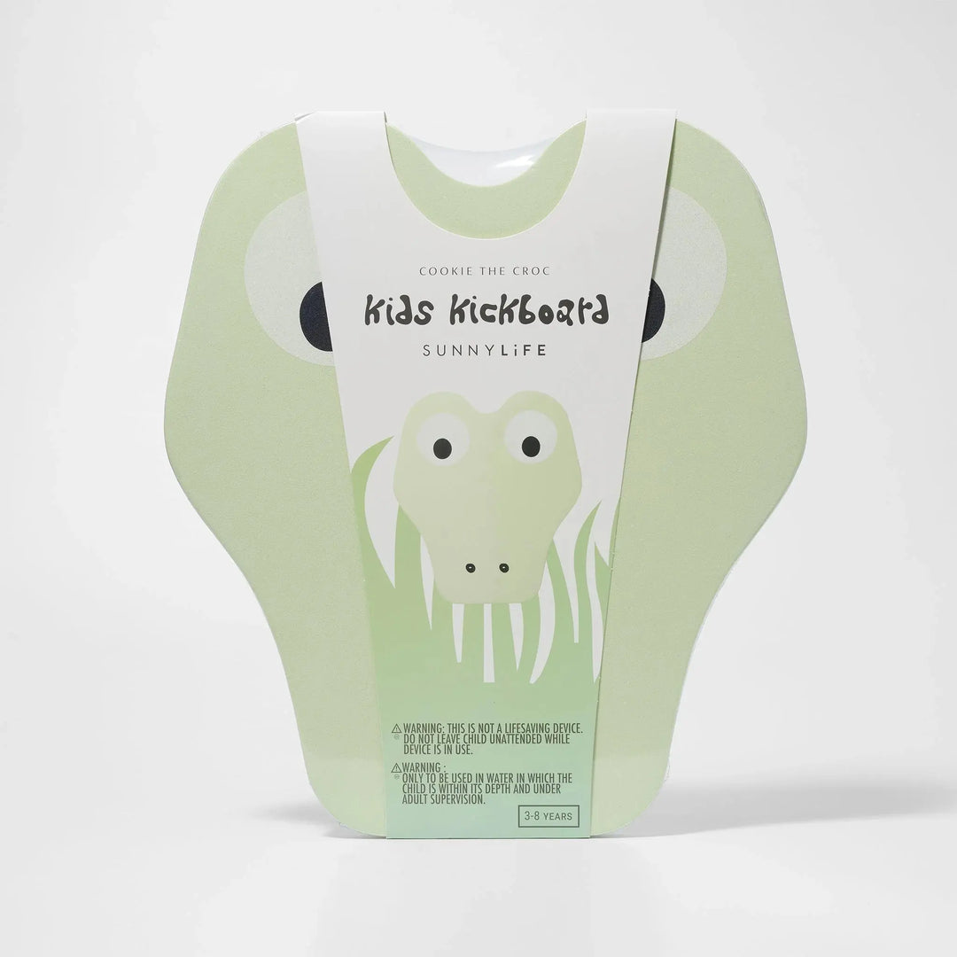 KIDS KICKBOARD COOKIE THE CROC LIGHT KHAKI BeachLife Concept