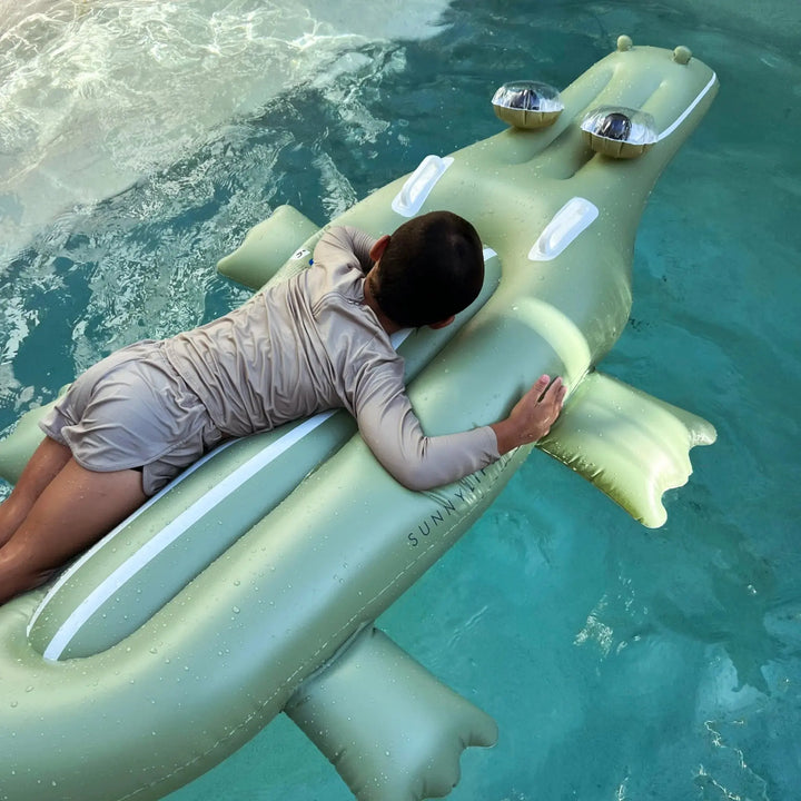 KIDS LIE-ON FLOAT COOKIE THE CROC KHAKI BeachLife Concept