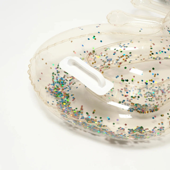 KIDS LIE-ON FLOAT COTTON CANDY GLITTER - BeachLife Concept