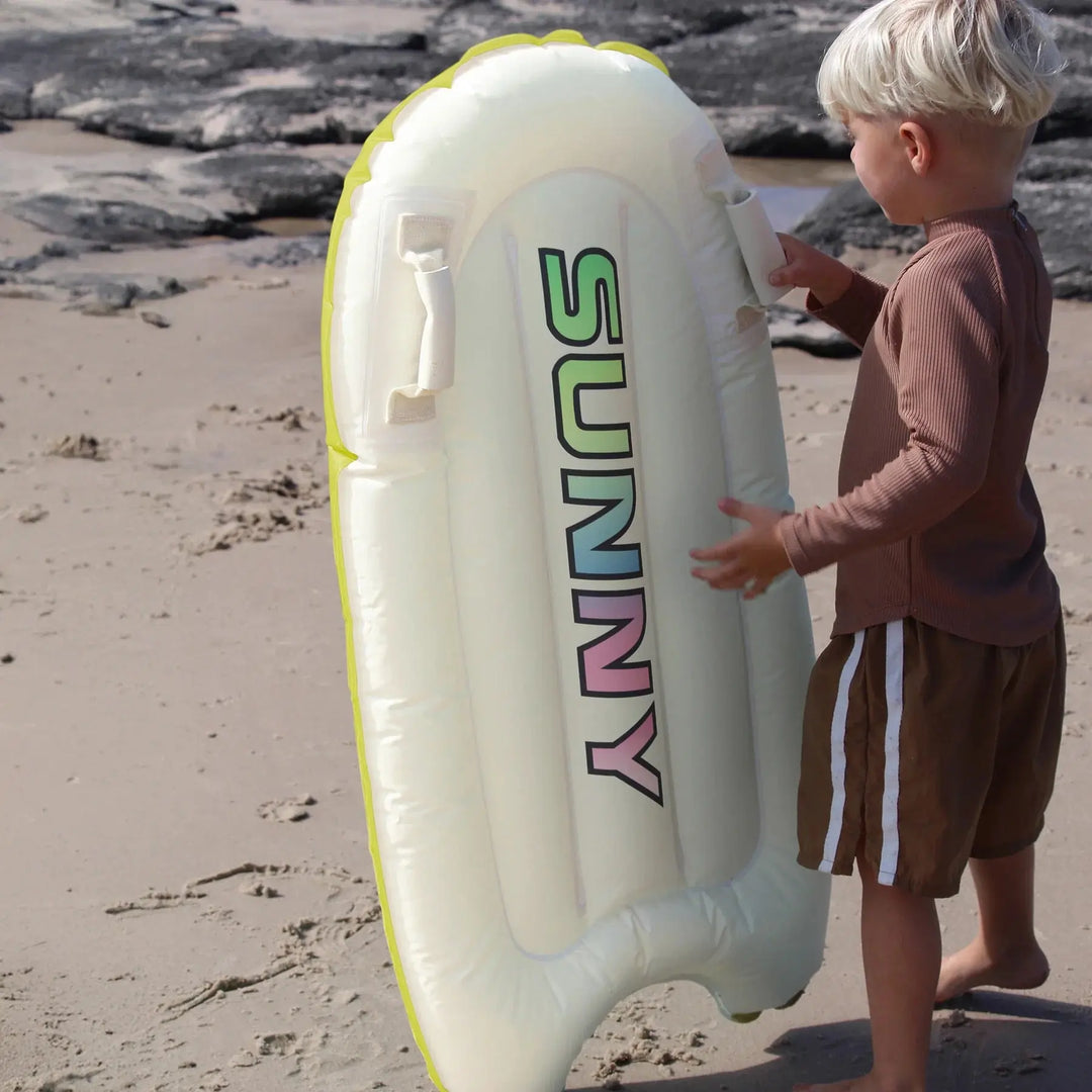 KIDS SURF MAT POOL PARTY CREAM AND CHARCOAL SUNNYLIFE