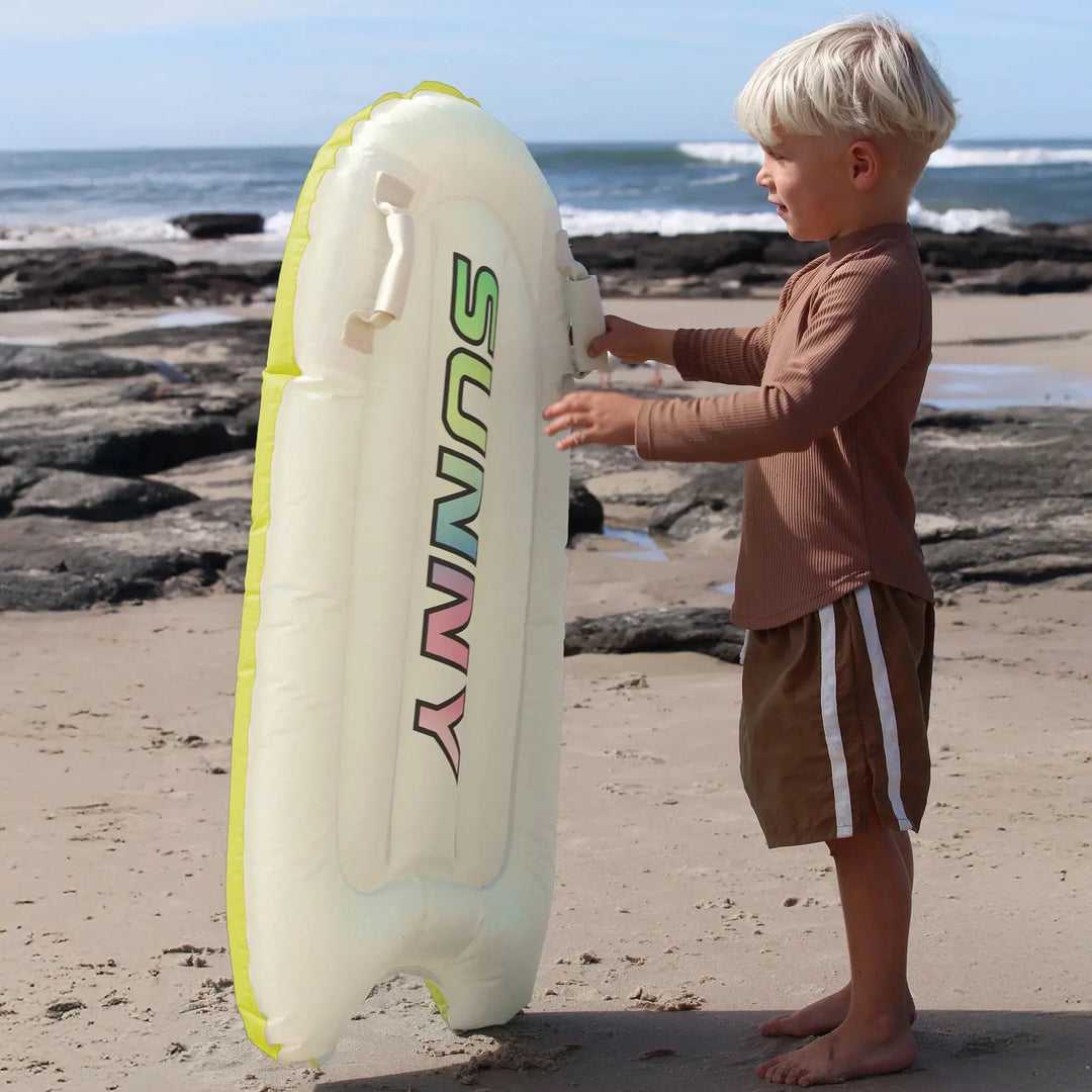 KIDS SURF MAT POOL PARTY CREAM AND CHARCOAL SUNNYLIFE
