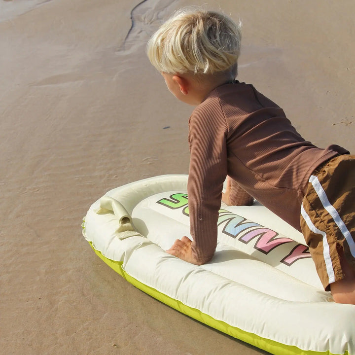 KIDS SURF MAT POOL PARTY CREAM AND CHARCOAL SUNNYLIFE