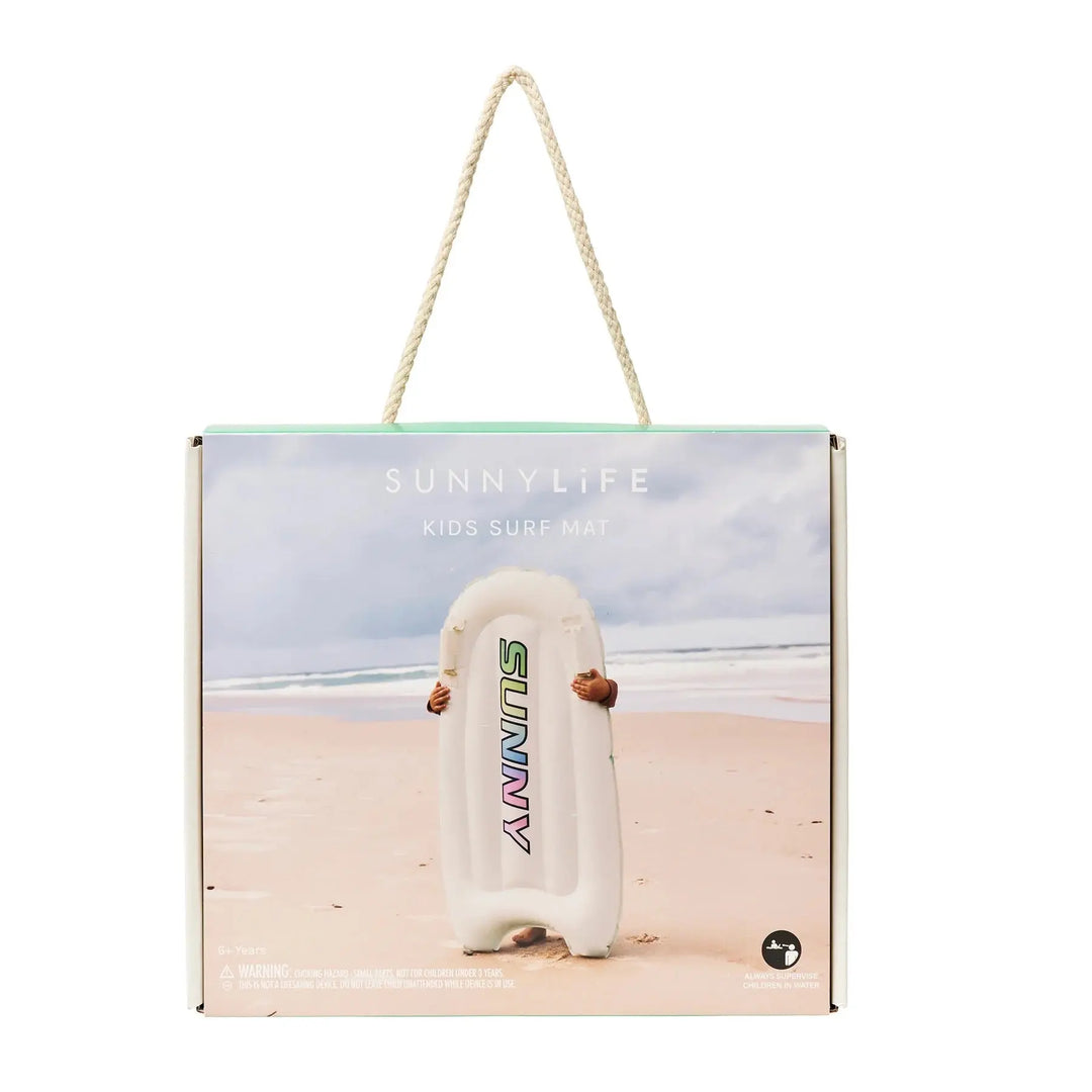 KIDS SURF MAT POOL PARTY CREAM AND CHARCOAL SUNNYLIFE