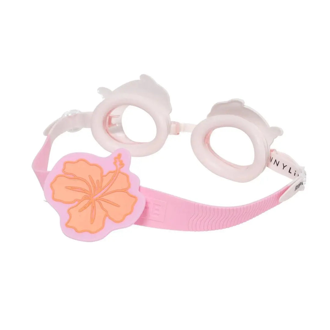KIDS SWIM GOGGLES OCEAN MAGIC PINK SUNNYLIFE