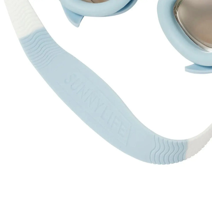 KIDS SWIM GOGGLES SALTY THE SHARK AQUA SUNNYLIFE