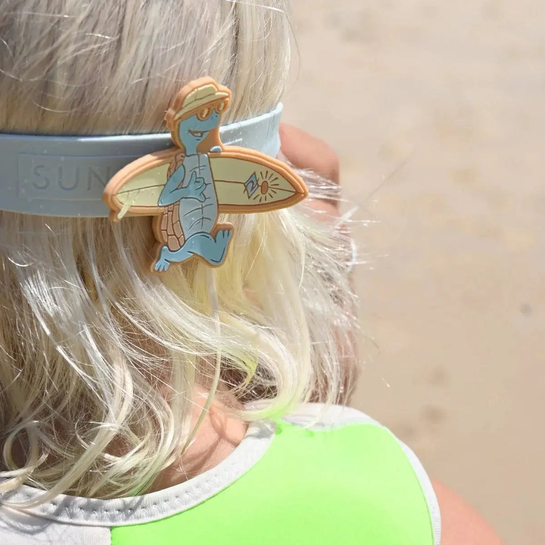 KIDS SWIM GOGGLES SHRED TURTLE AQUA SUNNYLIFE