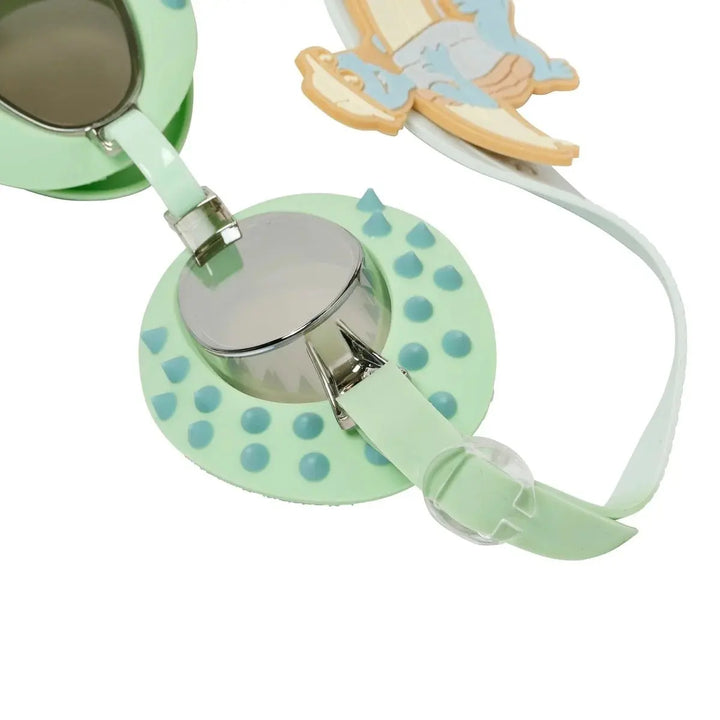 KIDS SWIM GOGGLES SHRED TURTLE AQUA SUNNYLIFE