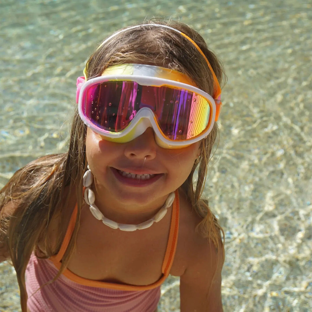 KIDS SWIM MASK POPPY THE PEACH MULTI SUNNYLIFE