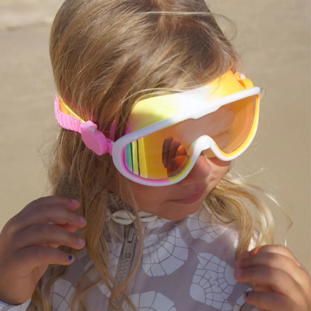 KIDS SWIM MASK POPPY THE PEACH MULTI SUNNYLIFE