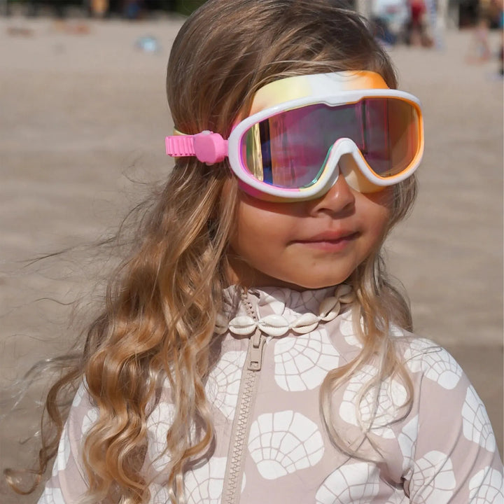 KIDS SWIM MASK POPPY THE PEACH MULTI SUNNYLIFE
