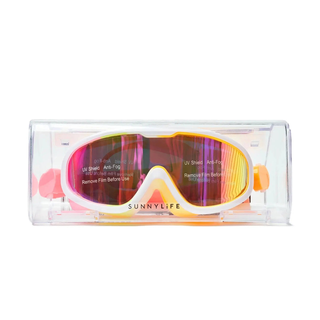 KIDS SWIM MASK POPPY THE PEACH MULTI SUNNYLIFE