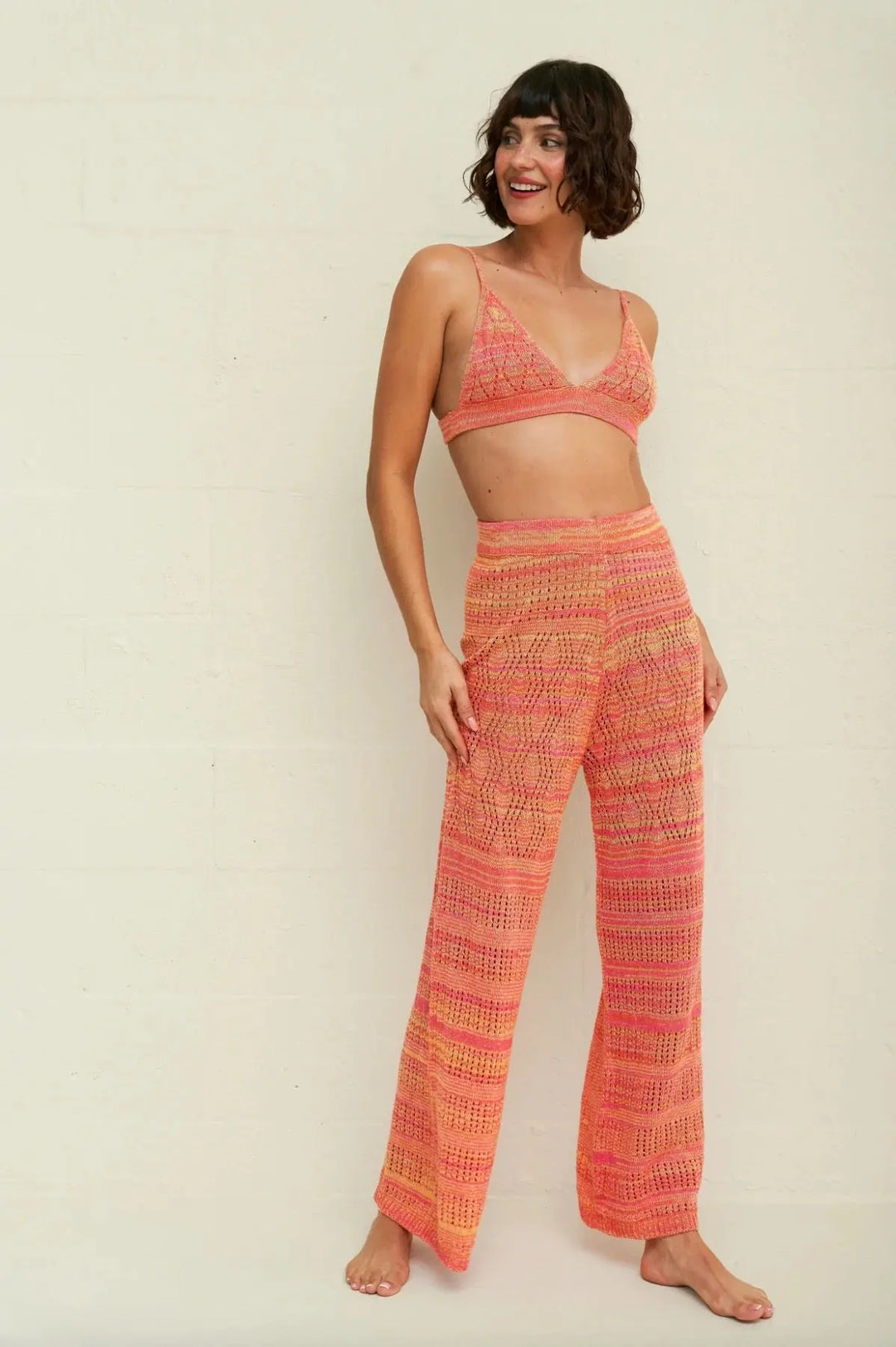KNIT TRIANGLE TOP & PANT SET - BeachLife Concept
