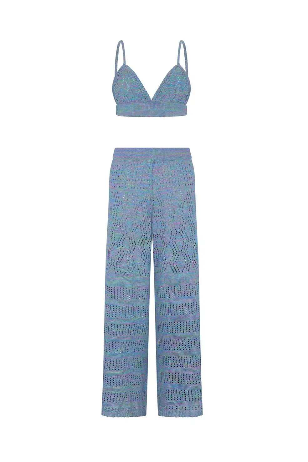 KNIT TRIANGLE TOP & PANT SET - BeachLife Concept