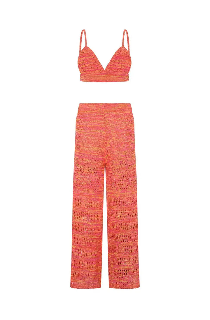 KNIT TRIANGLE TOP & PANT SET - BeachLife Concept