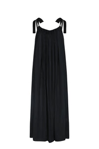 LOW BACK SATIN STRAP MAXI