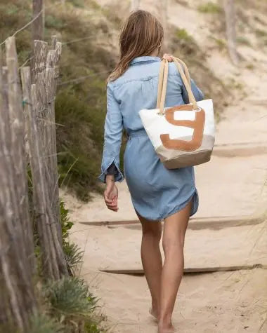 LEGENDE BAG LIN ET CUIR AMBRE BeachLife Concept