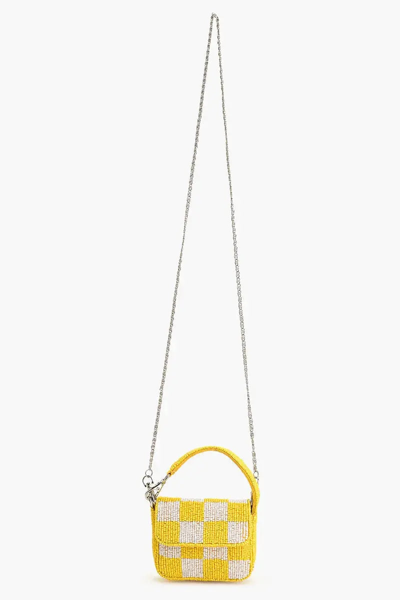 LEMON SOUR CHEQURED MINI BAG AMERICA & BEYOND
