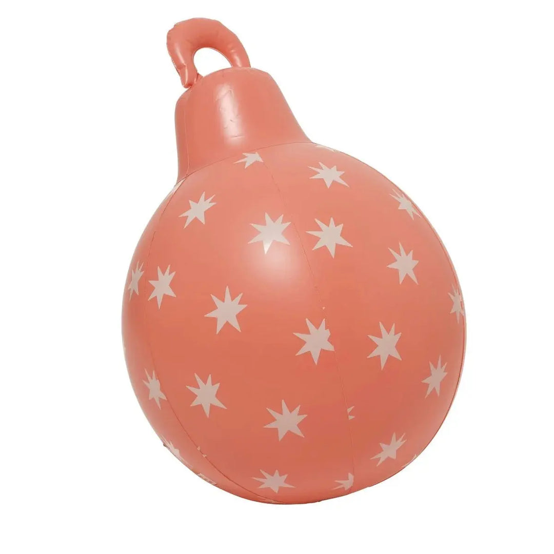LIGHT UP CHRISTMAS BAUBLES CLAY PINK SET OF 3 SUNNYLIFE