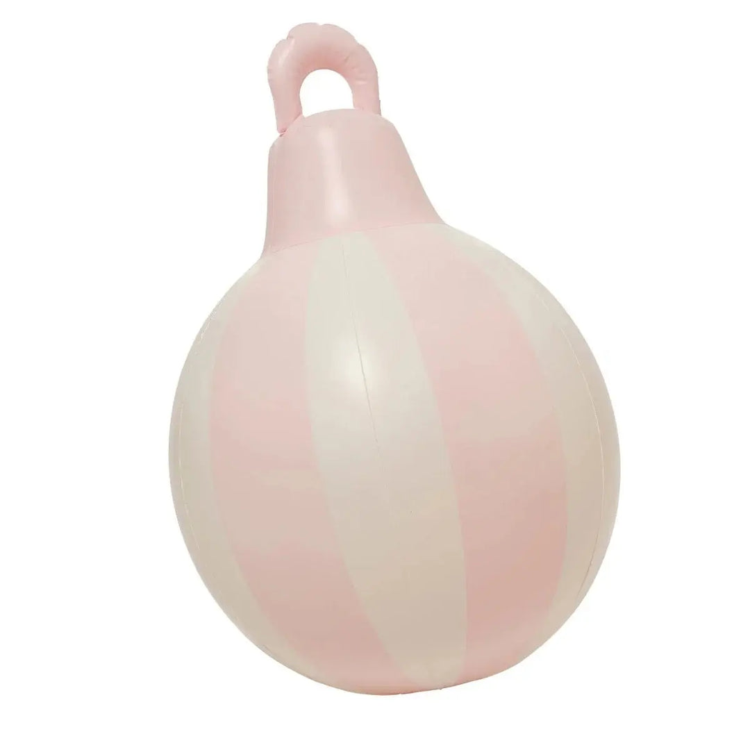 LIGHT UP CHRISTMAS BAUBLES CLAY PINK SET OF 3 SUNNYLIFE