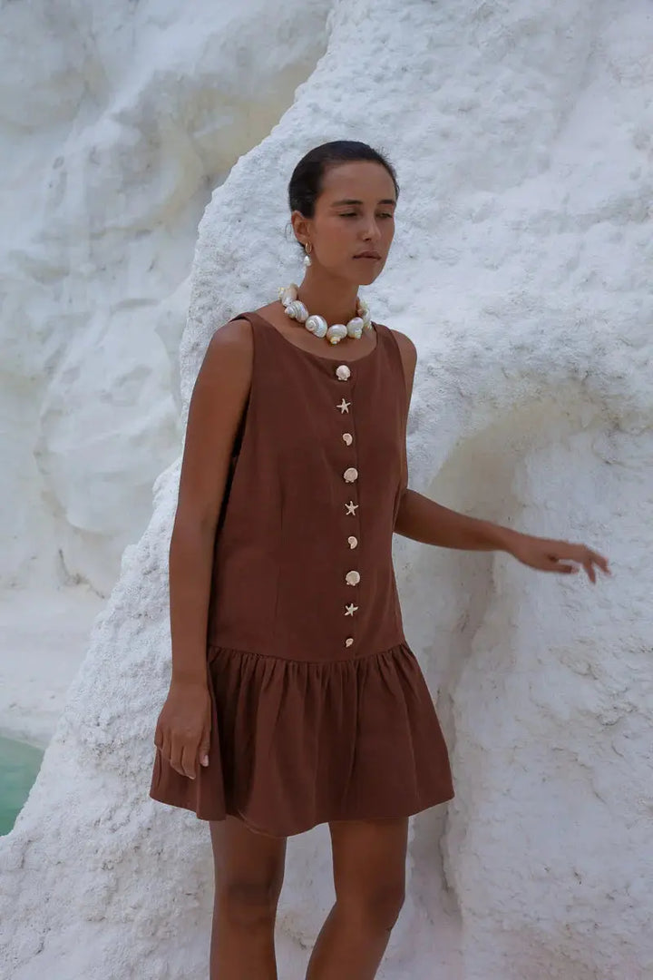 LILA DROP WAIST DRESS BeachLife Concept