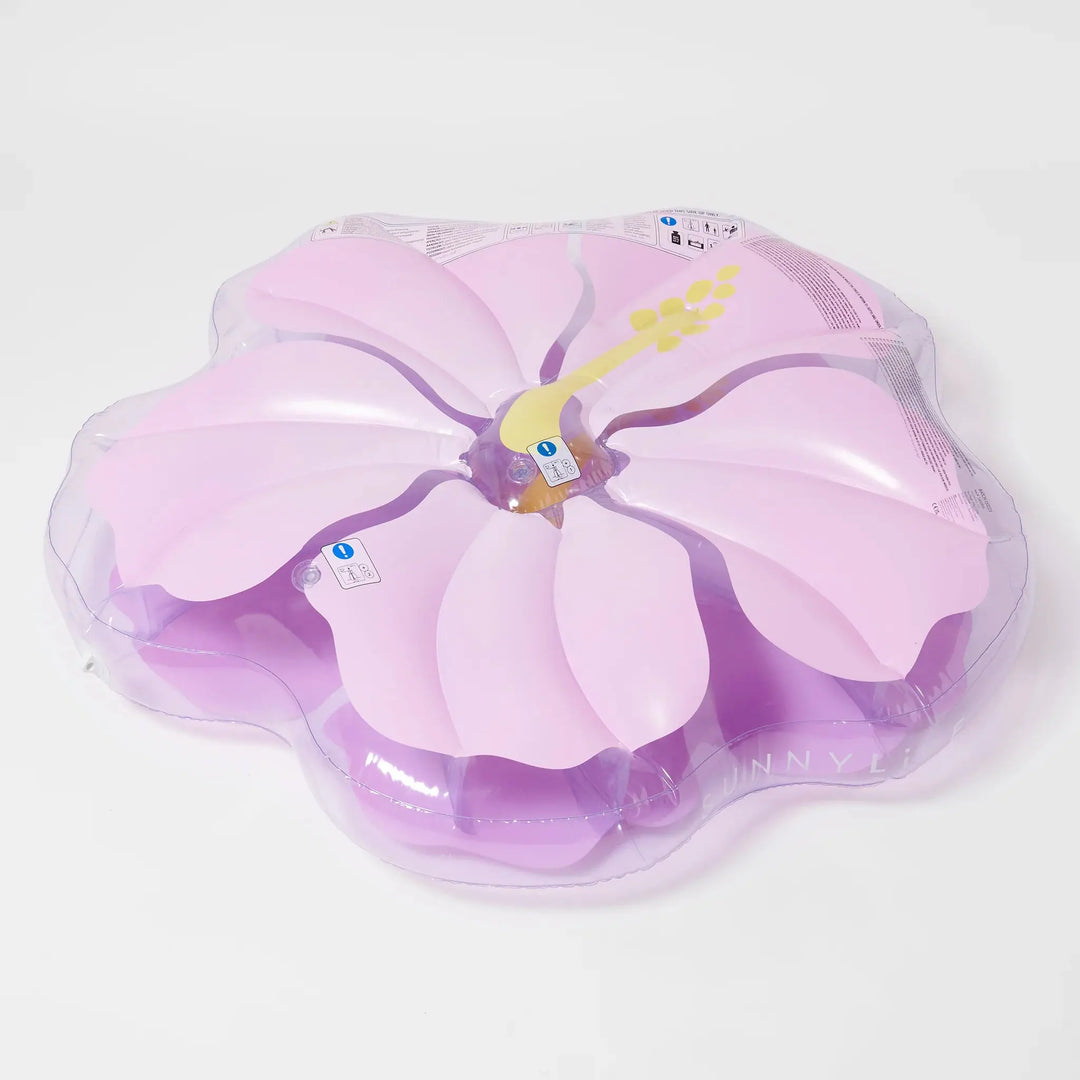 LUXE LIE-ON FLOAT HIBISCUS PASTEL LILAC BeachLife Concept
