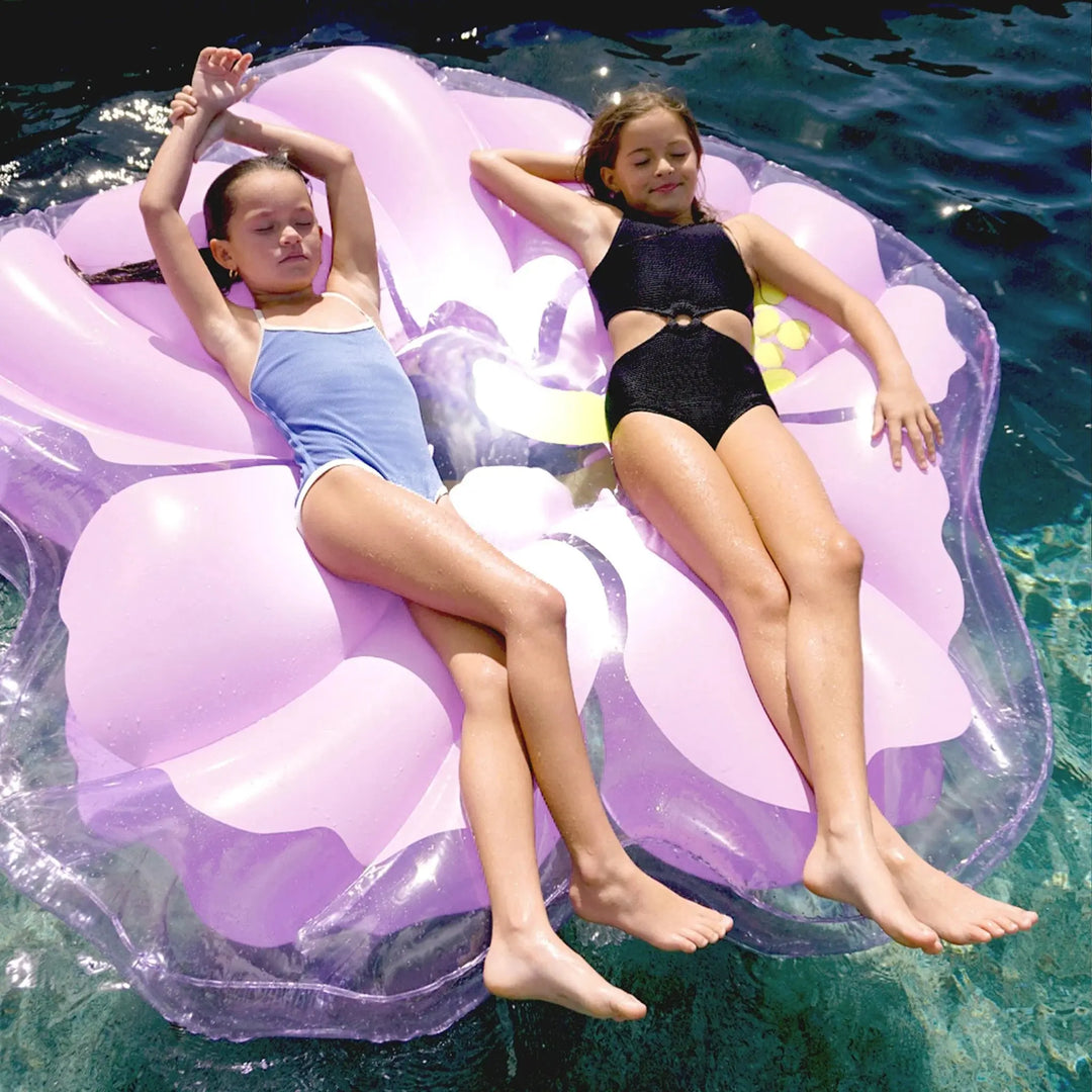 LUXE LIE-ON FLOAT HIBISCUS PASTEL LILAC BeachLife Concept