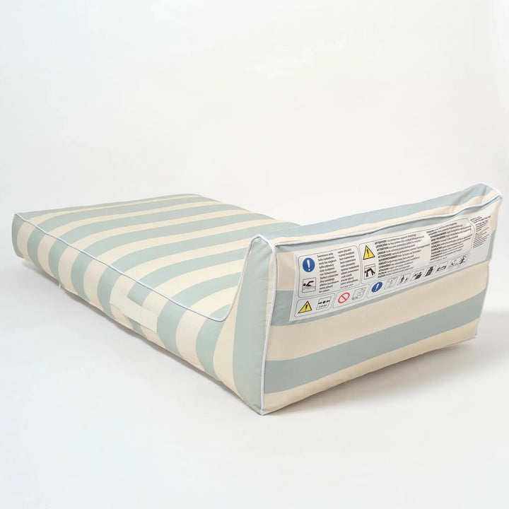 LUXE LIE-ON LOUNGER LAZY DAYS BLUE STRIPE - BeachLife Concept