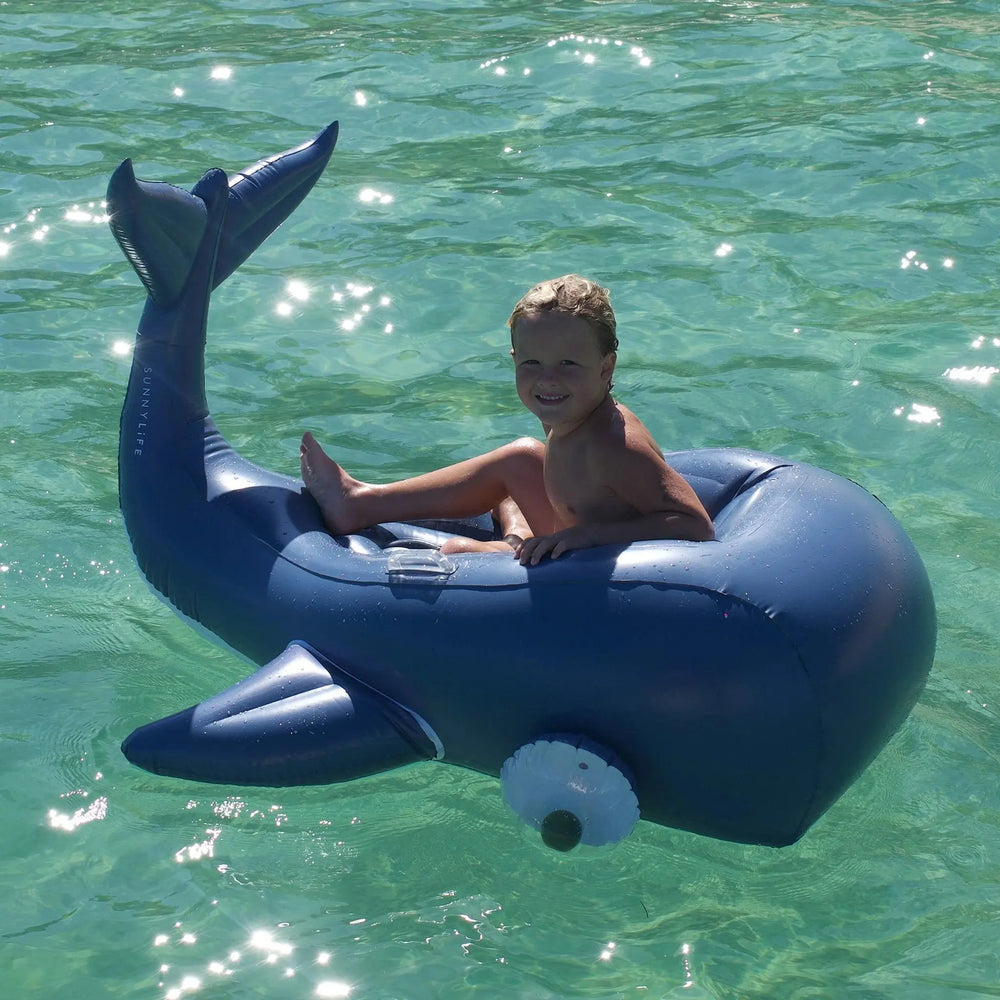 LUXE RIDE-ON FLOAT MOBY DICK NAVY BeachLife Concept