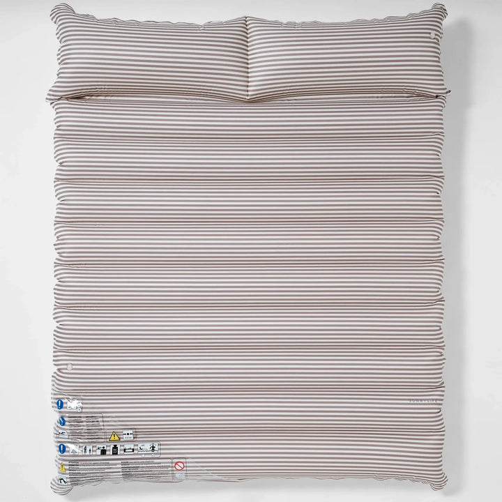 LUXE TWIN VINTAGE LIE-ON FLOAT YHE VACAY STONE STRIPE BeachLife Concept