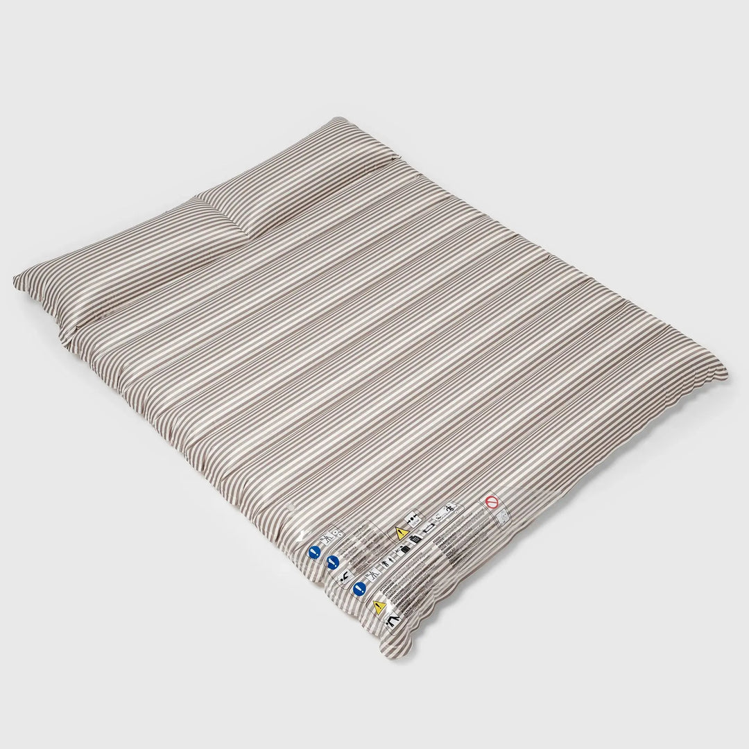 LUXE TWIN VINTAGE LIE-ON FLOAT YHE VACAY STONE STRIPE BeachLife Concept