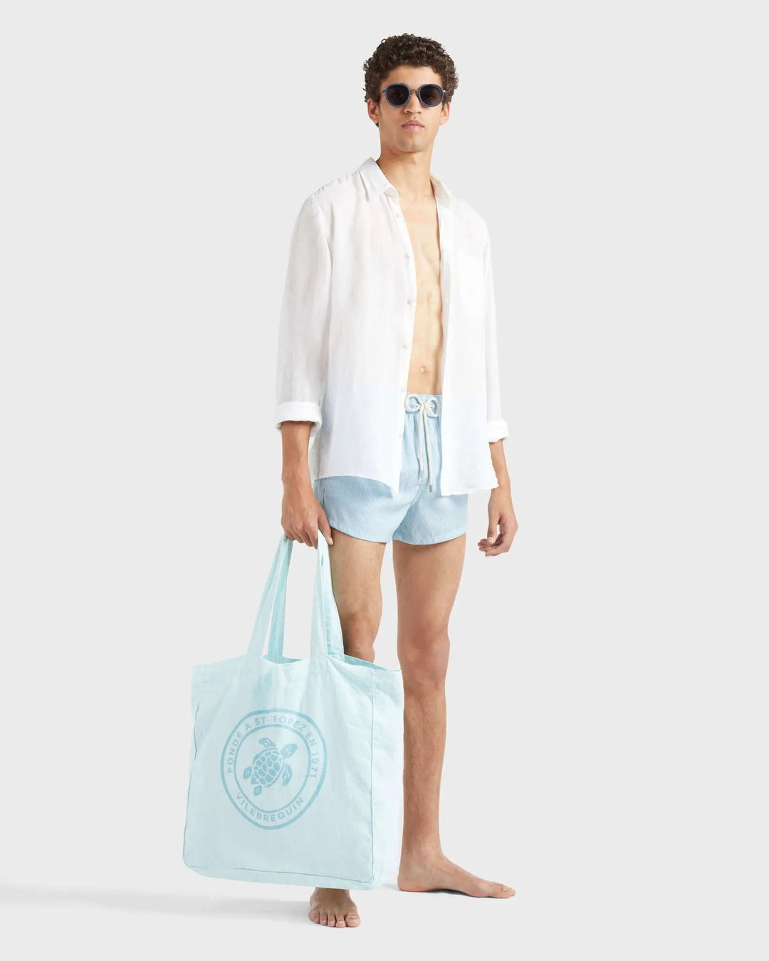 MAILLOT DE BAIN EN LAINE MILTON TOPAZE BLEUE BeachLife Concept