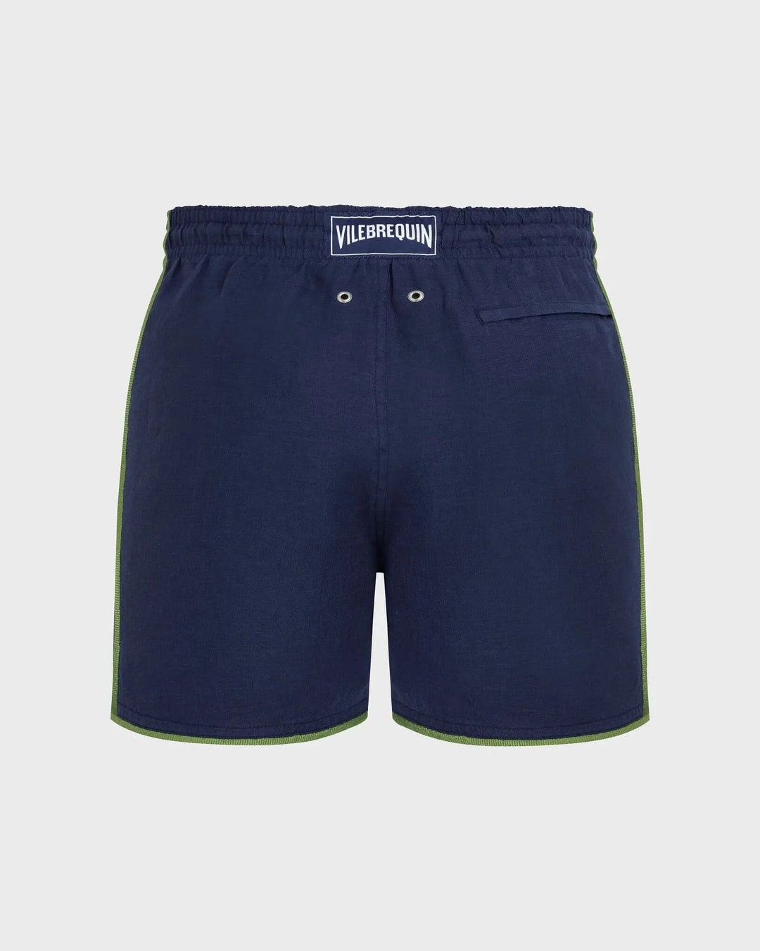 MAILLOT DE BAIN EN LIN MALLORCA BLEU MARINE BeachLife Concept