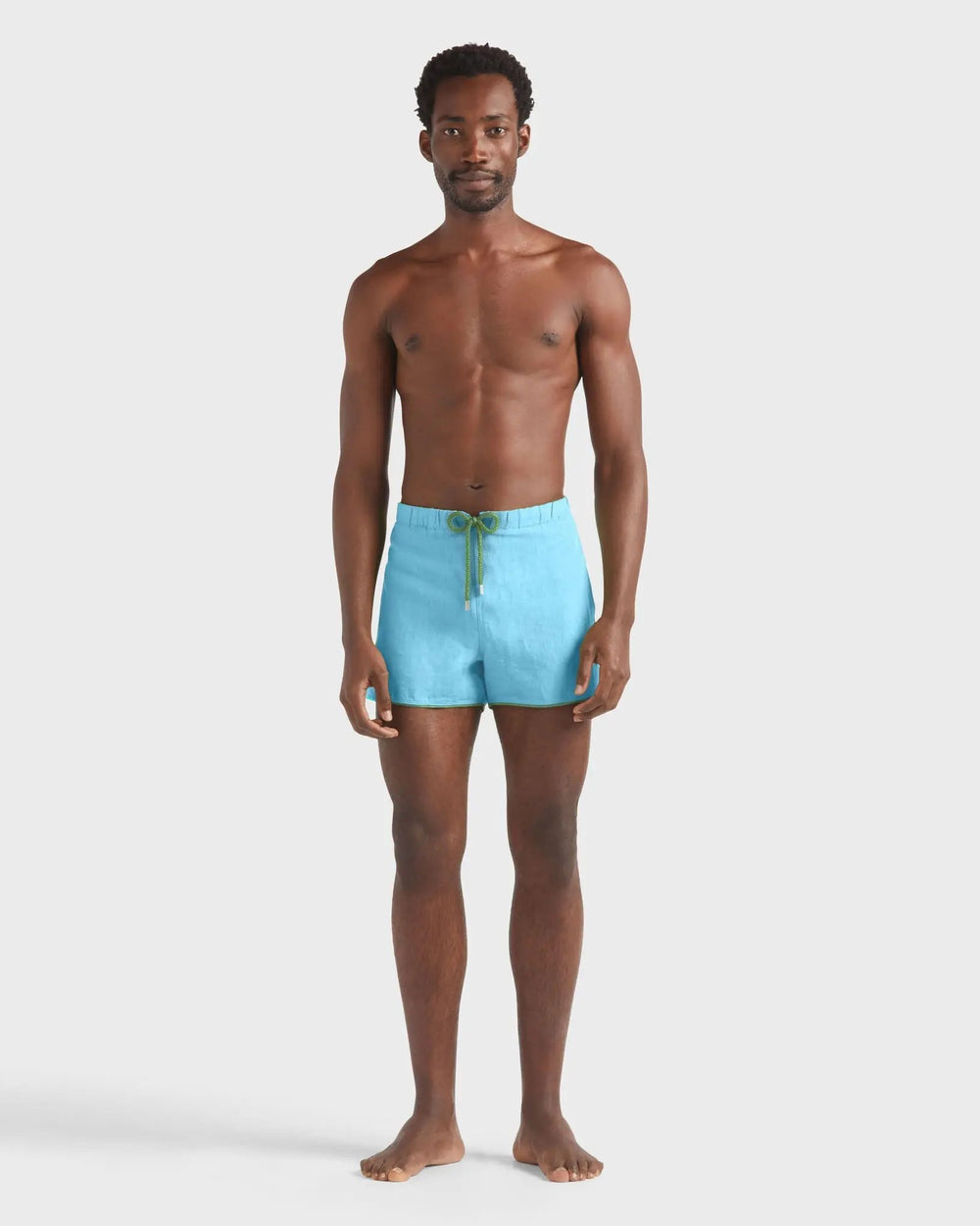 MAILLOT DE BAIN EN LIN MAURICE TOPAZE BLEUE BeachLife Concept