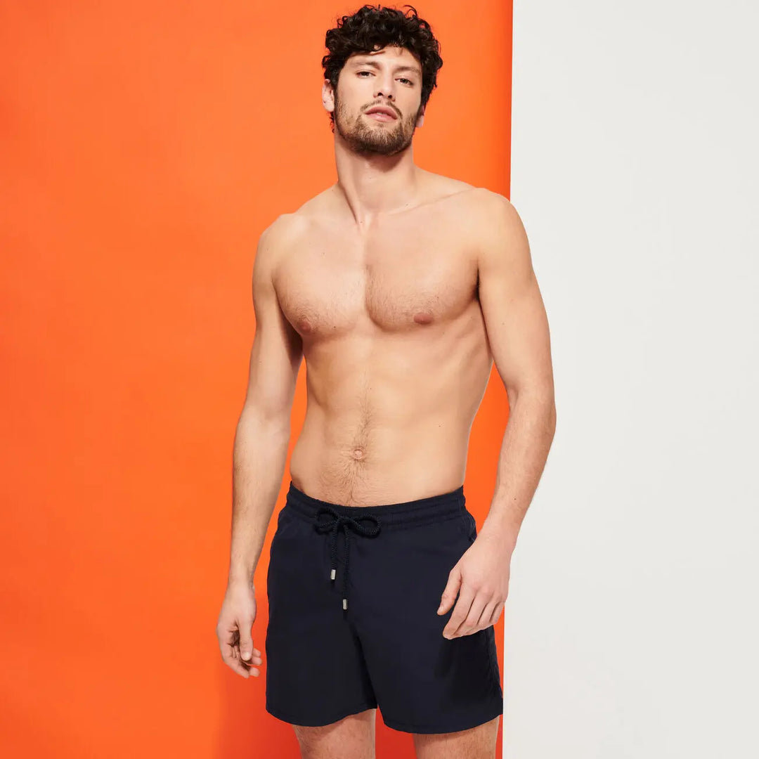 MAILLOT DE BAIN HOMME UNI NOIR - BeachLife Concept