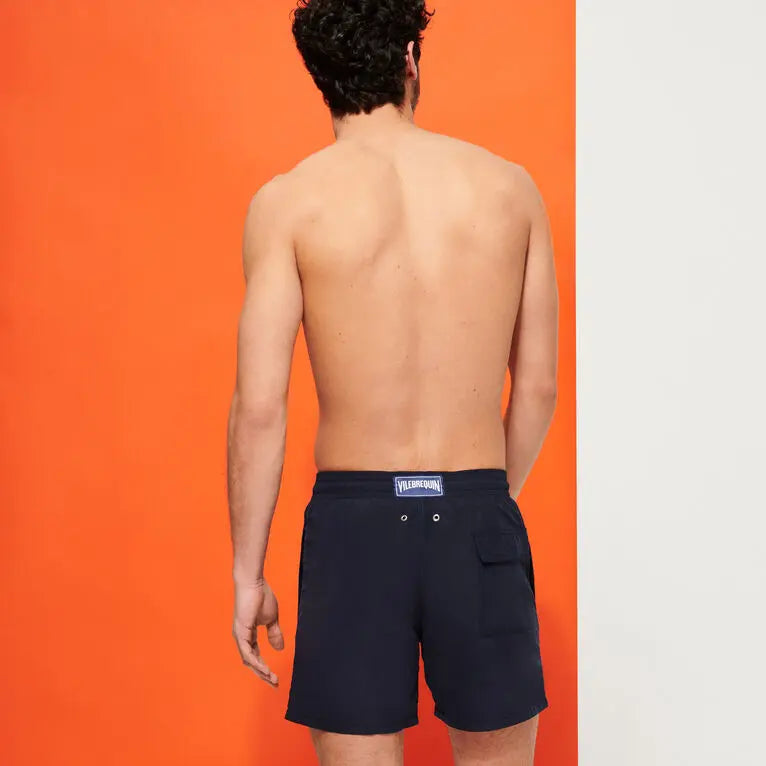 MAILLOT DE BAIN HOMME UNI NOIR - BeachLife Concept