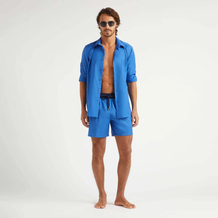 MAILLOT DE BAIN MAGNUS LAINE BICOLORE BLEU DE MER - BeachLife Concept