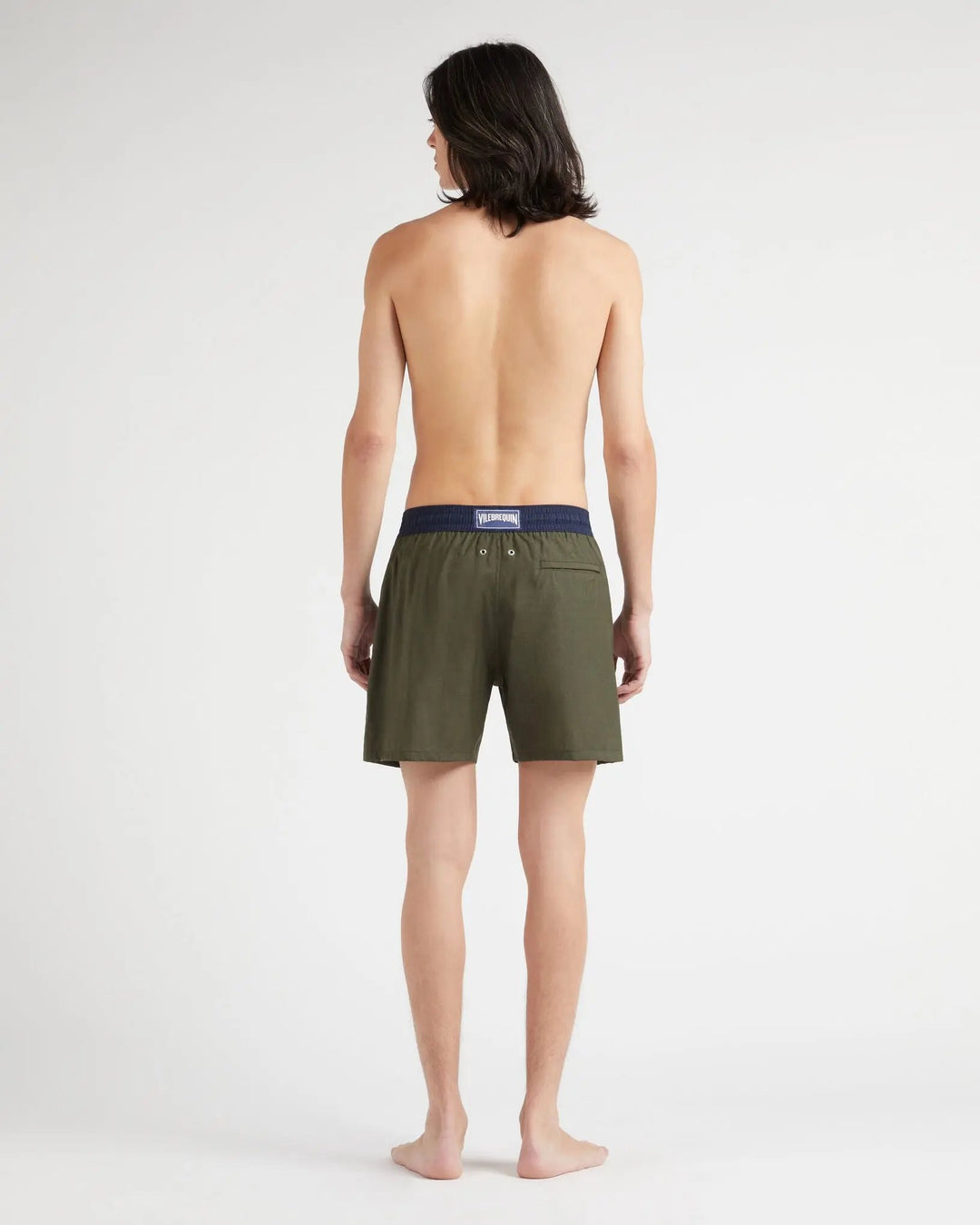 MAILLOT DE BAIN MAGNUS MICRO CARREAUX TAILORING OLIVE CHINE BeachLife Concept