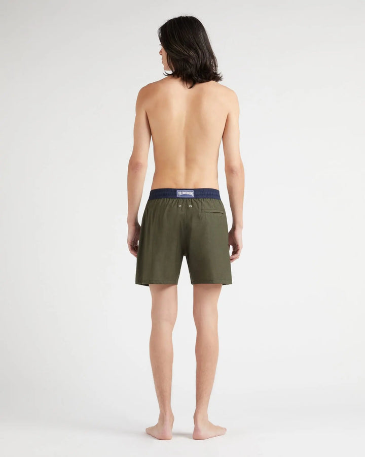 MAILLOT DE BAIN MAGNUS MICRO CARREAUX TAILORING OLIVE CHINE BeachLife Concept