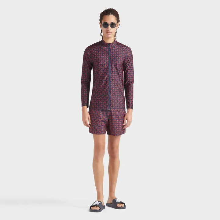 MAILLOT DE BAIN ULTRA-LEGER ET PLIABLE HOMME MAHINA HOMARD PIXEL - BeachLife Concept