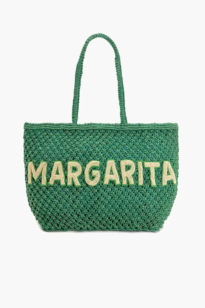 MARGARITA BEADED MACRAME JUTE TOTE AMERICA & BEYOND