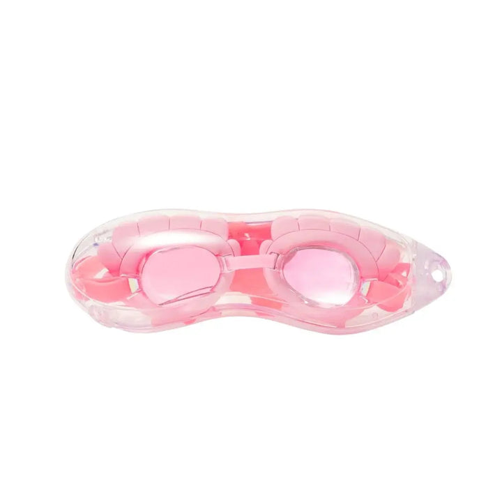 MELODY THE MERMAID MINI SWIM GOGGLES NEON STRAWBERRY SUNNYLIFE