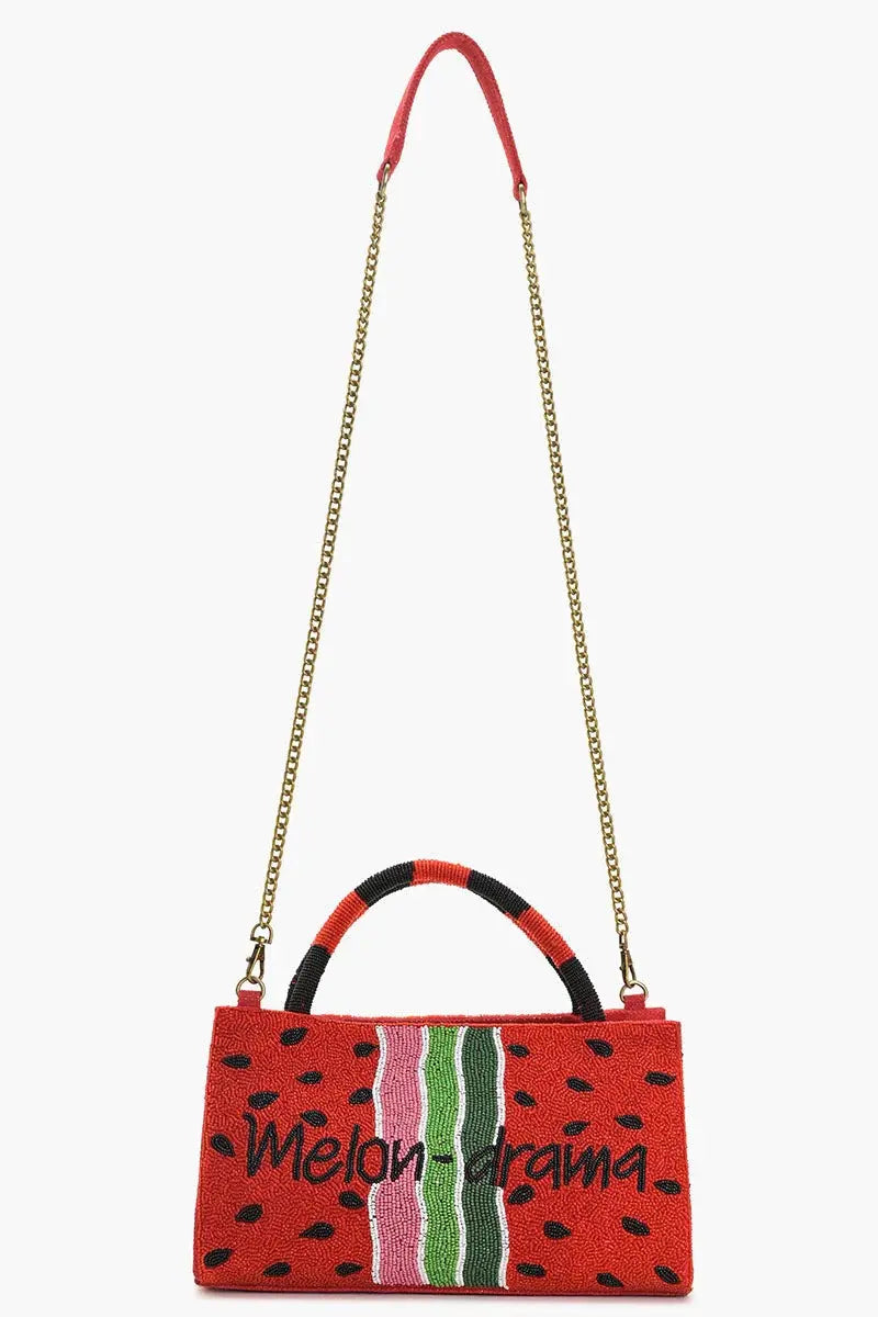 MELON DRAMA BEADED HANDBAG AMERICA & BEYOND