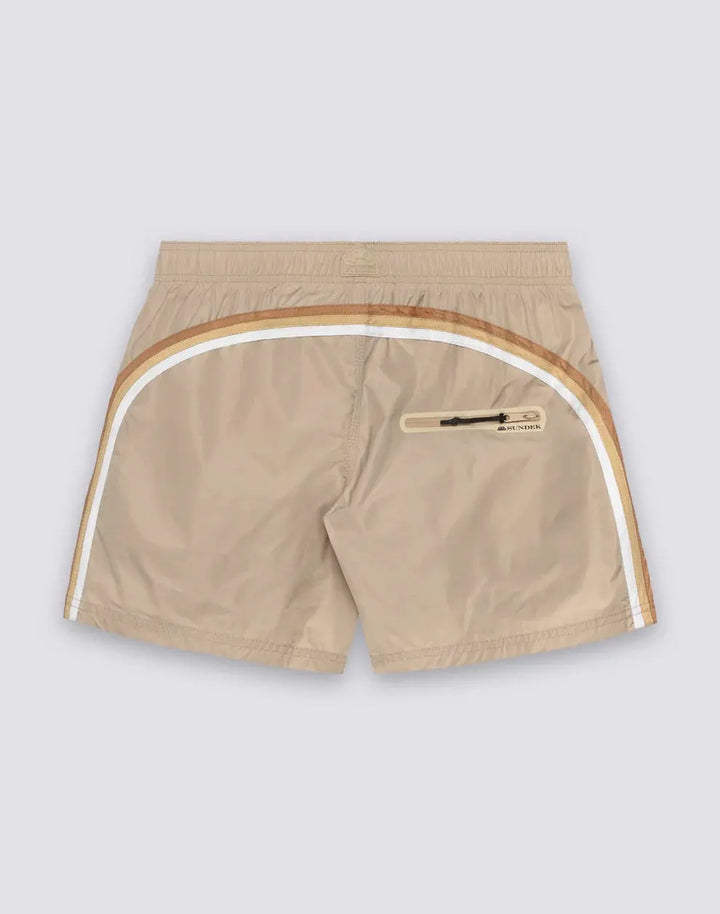 MEMORY SHORT SWIMSHORTS WITH ELASTICATED WAIST SUNDEK