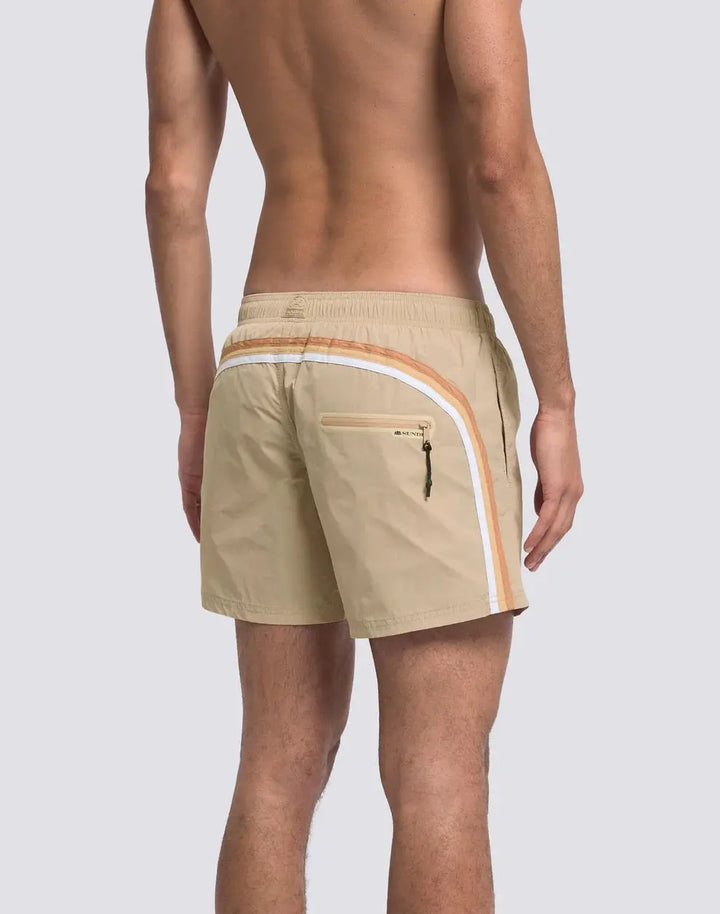 MEMORY SHORT SWIMSHORTS WITH ELASTICATED WAIST SUNDEK