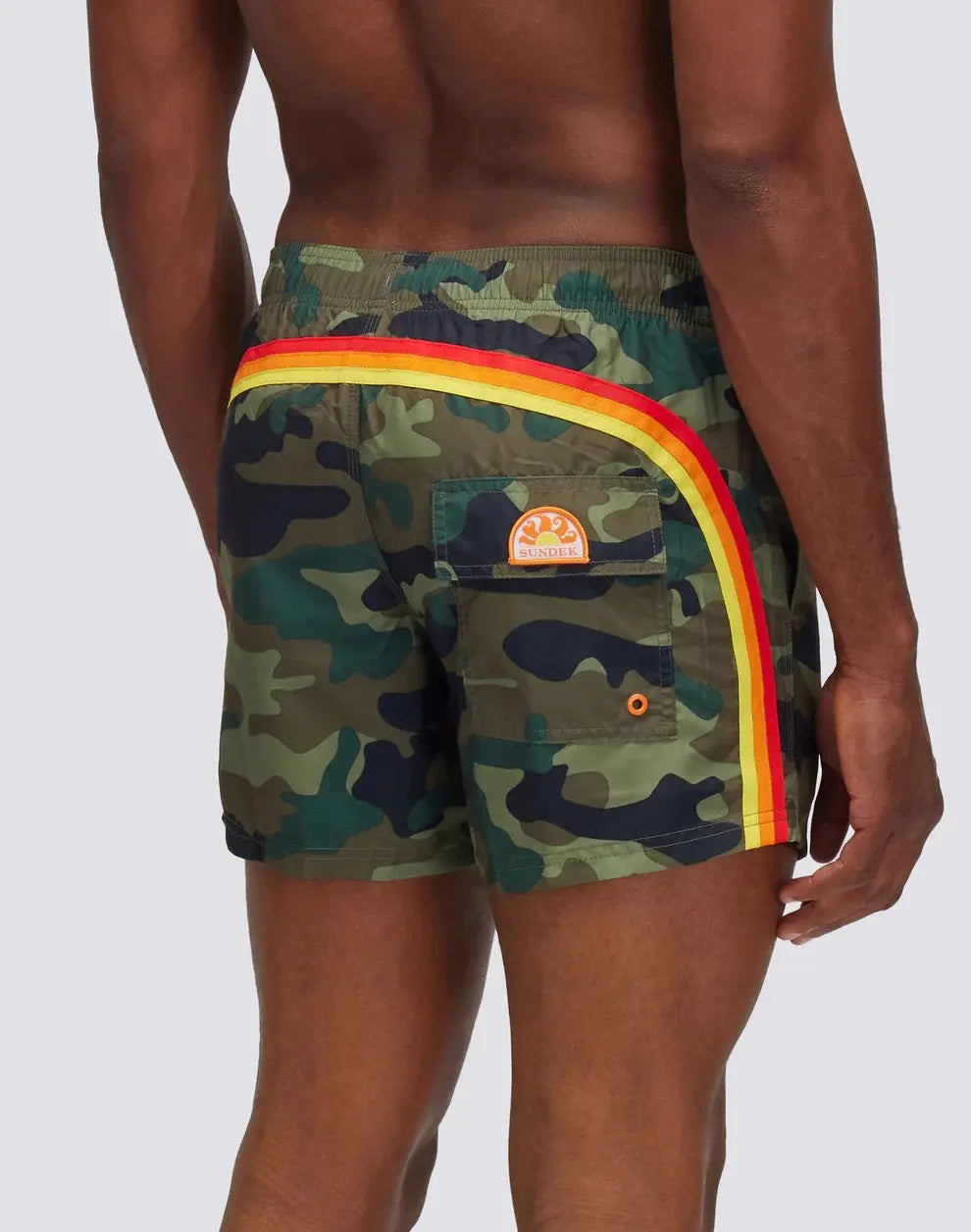 MEN BOARDSHORT ELASTIC WAIST CAMOUFLAGE - BeachLife Concept
