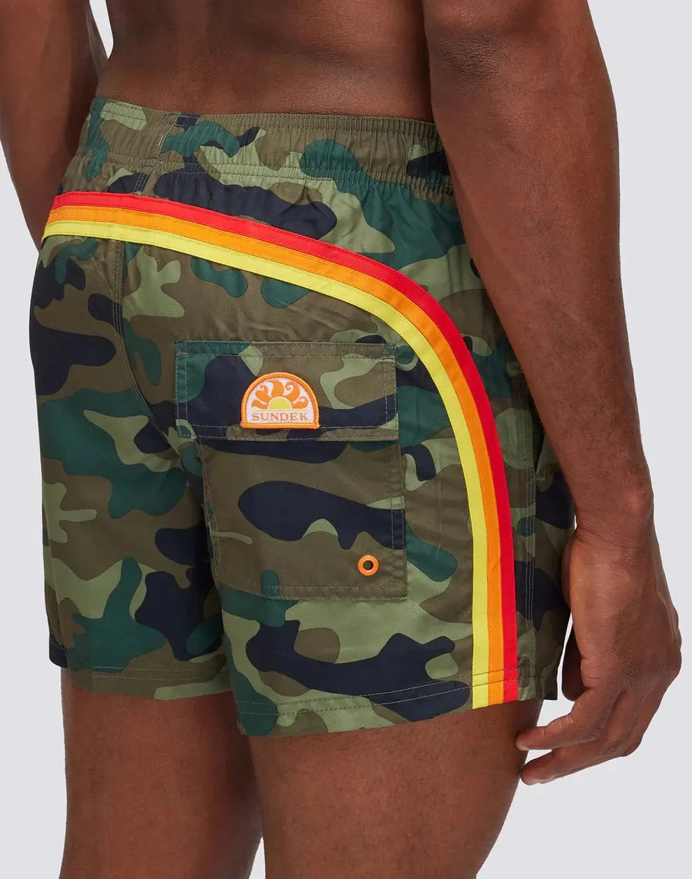 MEN BOARDSHORT ELASTIC WAIST CAMOUFLAGE - BeachLife Concept