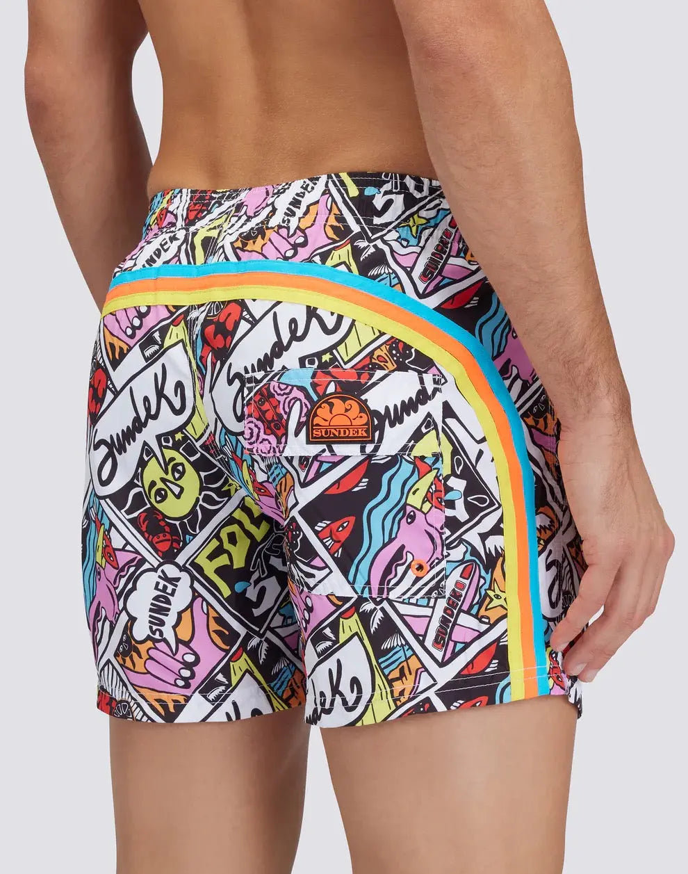 MEN BOARDSHORT ELASTIC WAIST REPREVE® IMPRESSION BD - BeachLife Concept